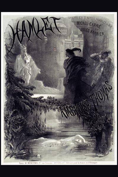 023. Ретро плакат западных стран: Hamlet. Poster by A. de Neuville