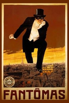 058. Ретро плакат западных стран: Poster for Phantom of the Opera in Paris