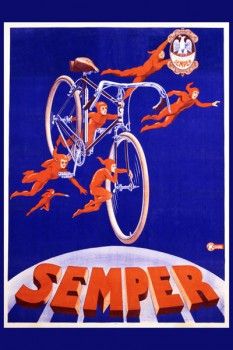 086. Ретро плакат западных стран: Semper. Poster