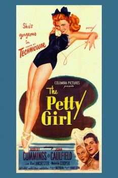 054. Ретро плакат западных стран: Columbia Pictures presents: The Petty Girl