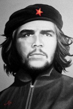 115. Постер: Ernesto Guevara, портрет карандашом