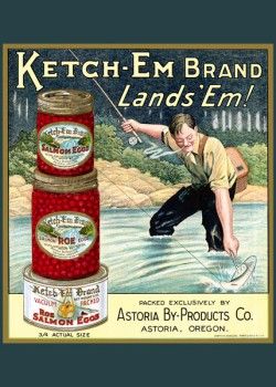 143. Ретро плакат западных стран: Ketch-Em Brand Lands`Em!