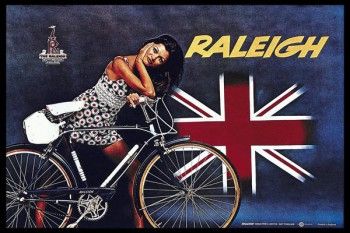 145. Ретро плакат западных стран: Raleigh