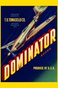 109. Ретро плакат западных стран: Dominator brand