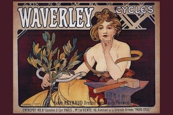 151. Ретро плакат западных стран: Waverley cycles