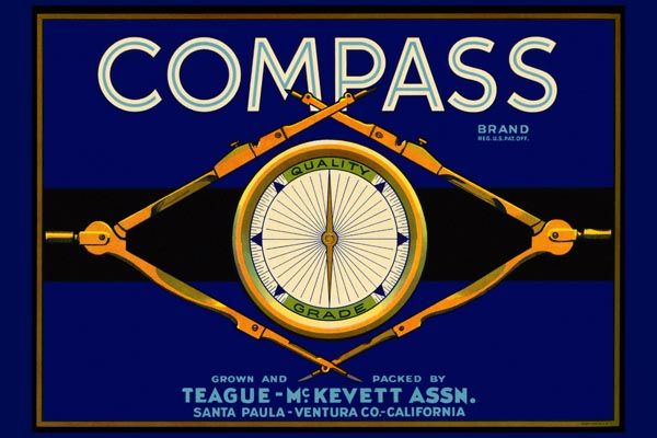 161. Иностранный плакат: Compass brand