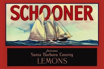 167. Иностранный плакат: Schooner brand