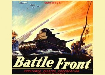 183. Иностранный плакат: Battle front brand