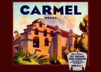 185. Иностранный плакат: Carmel brand