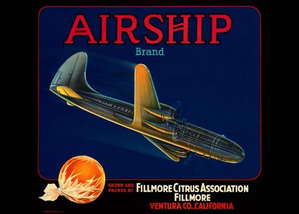191. Иностранный плакат: Airship brand