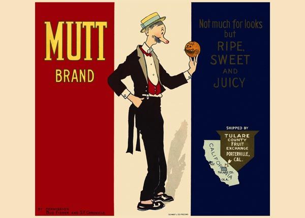 199. Иностранный плакат: Mutt brand