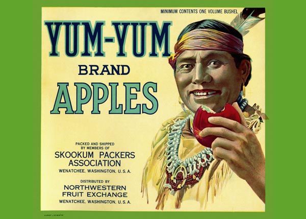 221. Иностранный плакат: Yum-Yum brand apples