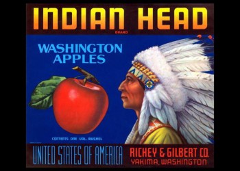238. Иностранный плакат: Indian Head brand