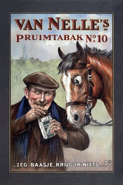 246. Иностранный плакат: Van Nelle`s pruim tabak № 10