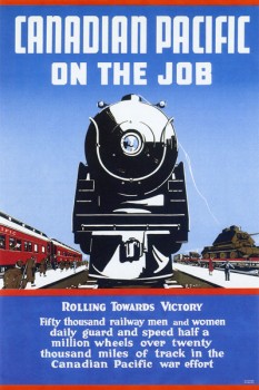 262. Иностранный плакат: Canadian pacific on the job