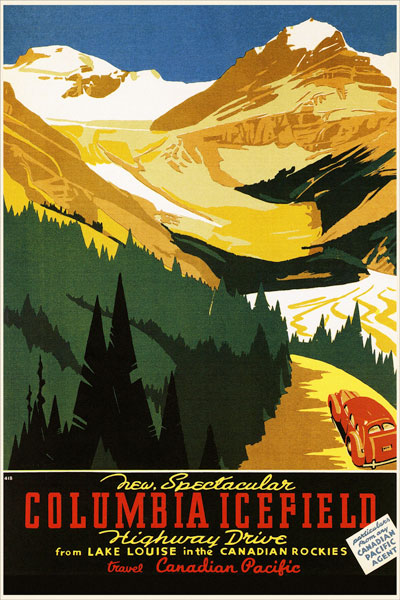 266. Иностранный плакат: Columbia icefield