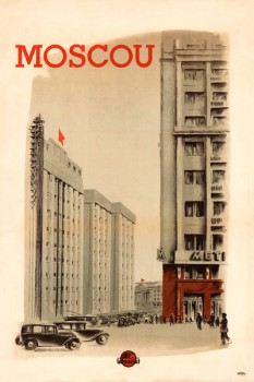 604. Советский плакат: Moscou
