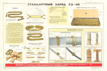 0195 (6). Военный ретро плакат: Стандартный заряд СЗ-4П