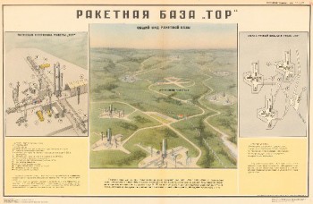 1139. Военный ретро плакат: Ракетная база "ТОР"