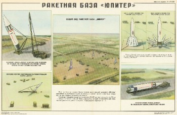 1146. Военный ретро плакат: Ракетная база "Юпитер"